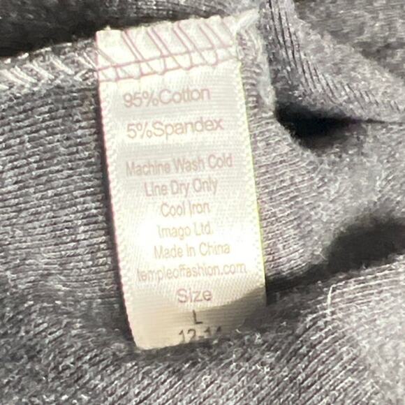 Laura Hlavac Ruffle Duster Sweater Cardigan Long Tie front jacket Women L - Picture 3 of 7